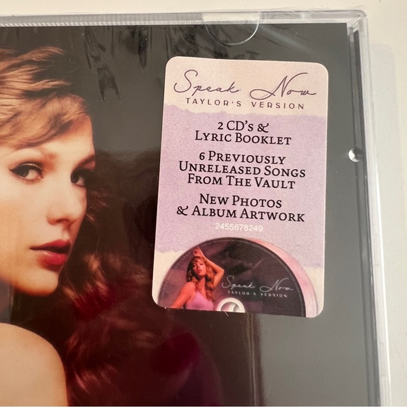 2CDS-TAYLOR SWIFT CD'S 1989 (Taylors Version) SPEAK NOW (Taylors Version) SEALED - Picture 6 of 7
